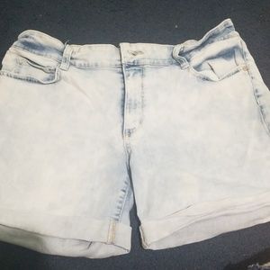 Denim shorts